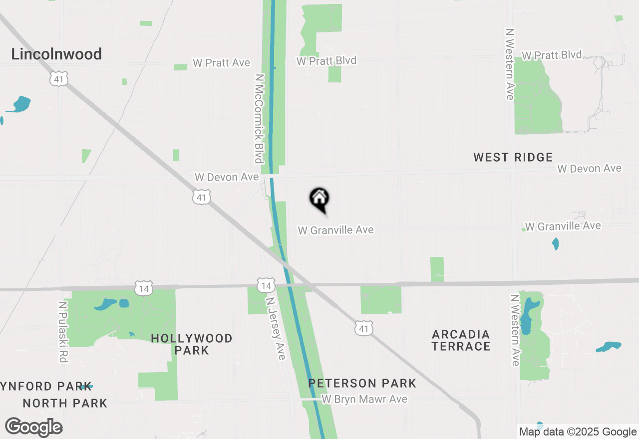 Map of 6223 N Albany Avenue #A, Chicago, IL 60659