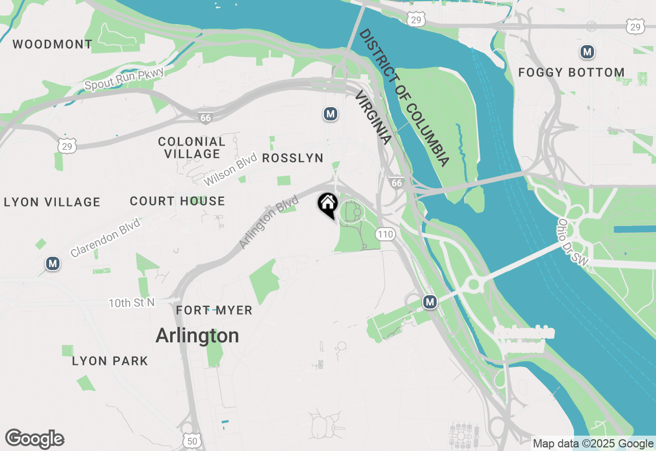 Map of 1304 N Meade Street #30, Arlington, VA 22209