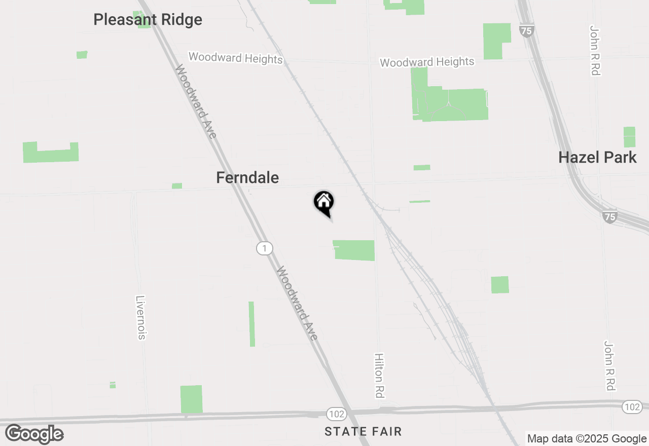 Map of 480 Ardmore Drive, Ferndale, MI 48220