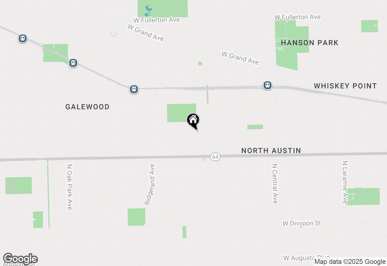 Map of 1721 N Meade Avenue, Chicago, IL 60639