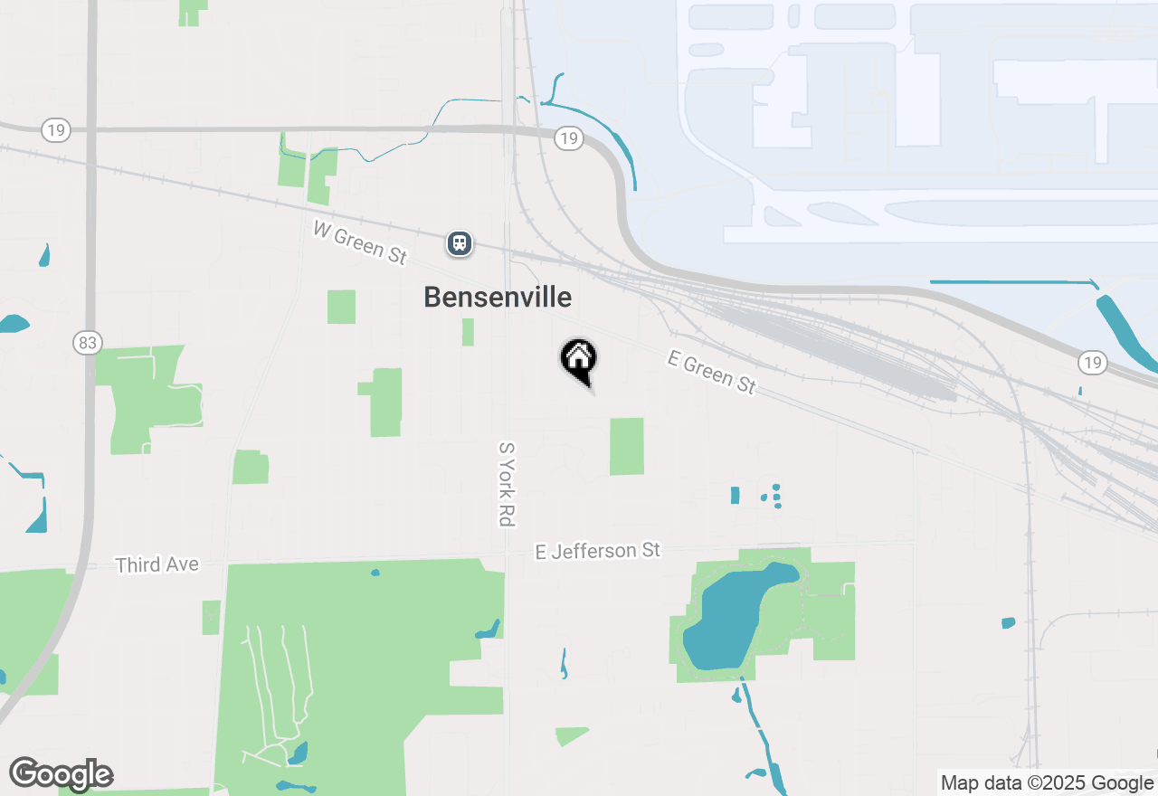 Map of 215 E Pine Avenue, Bensenville, IL 60106