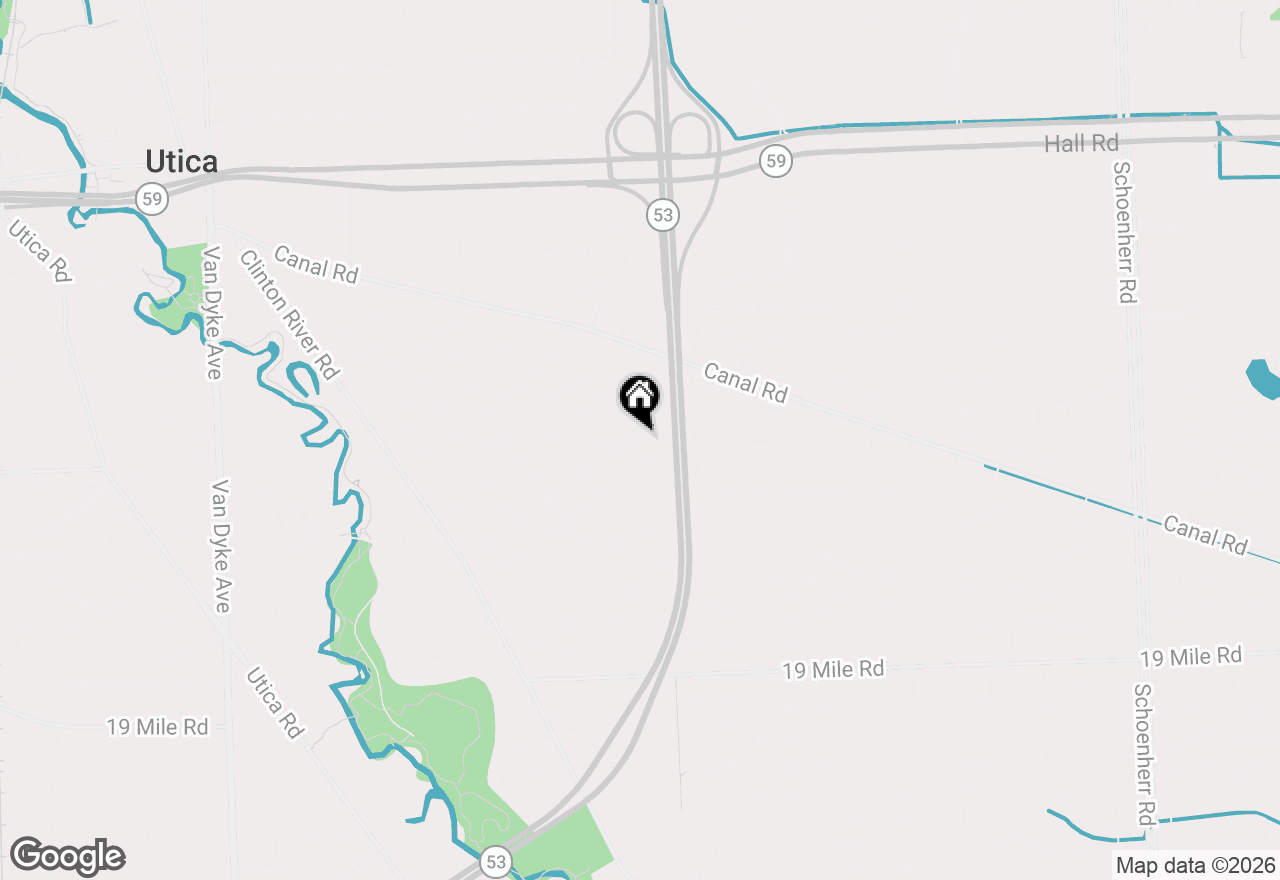Map of 43924 Donley Drive, Sterling Heights, MI 48314