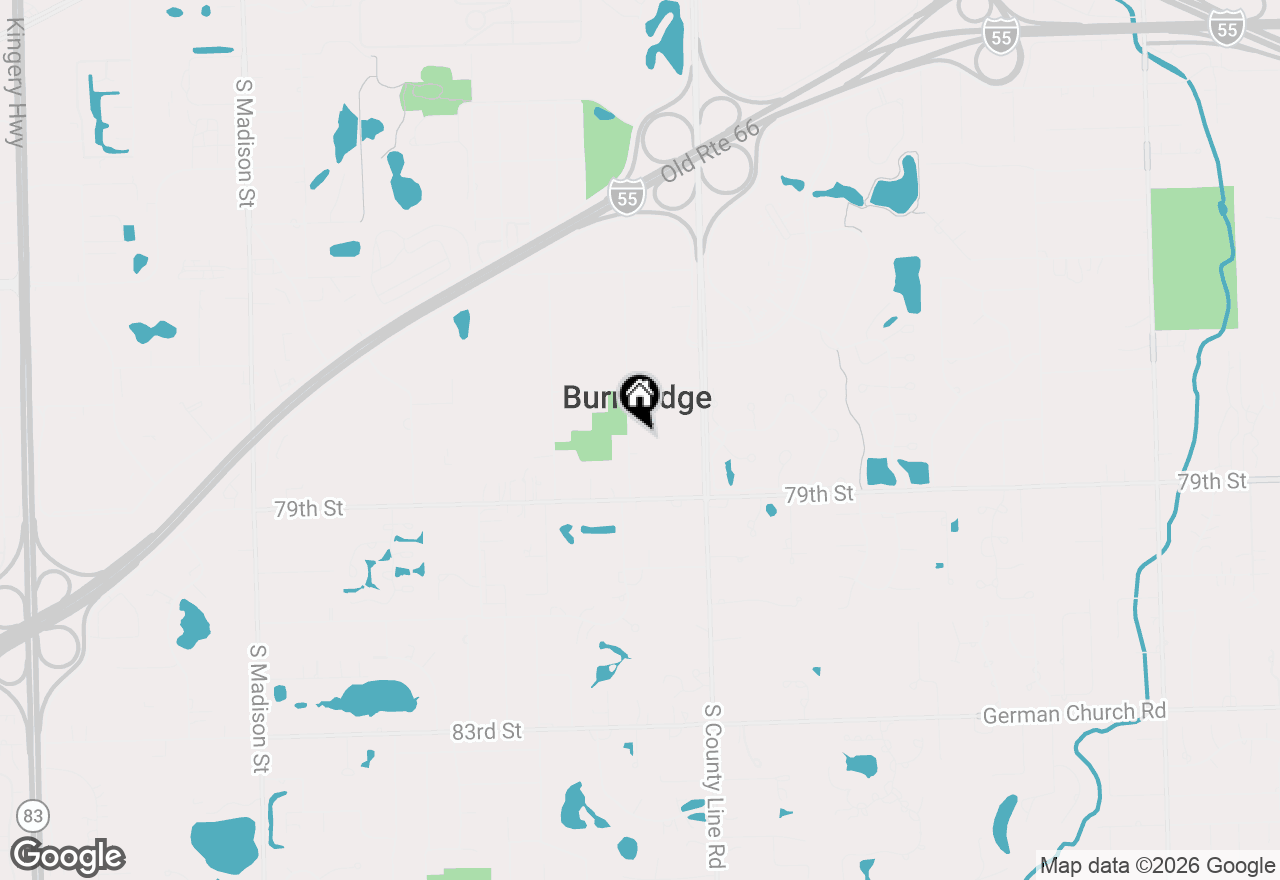 Map of 7725 S Drew Avenue, Burr Ridge, IL 60527
