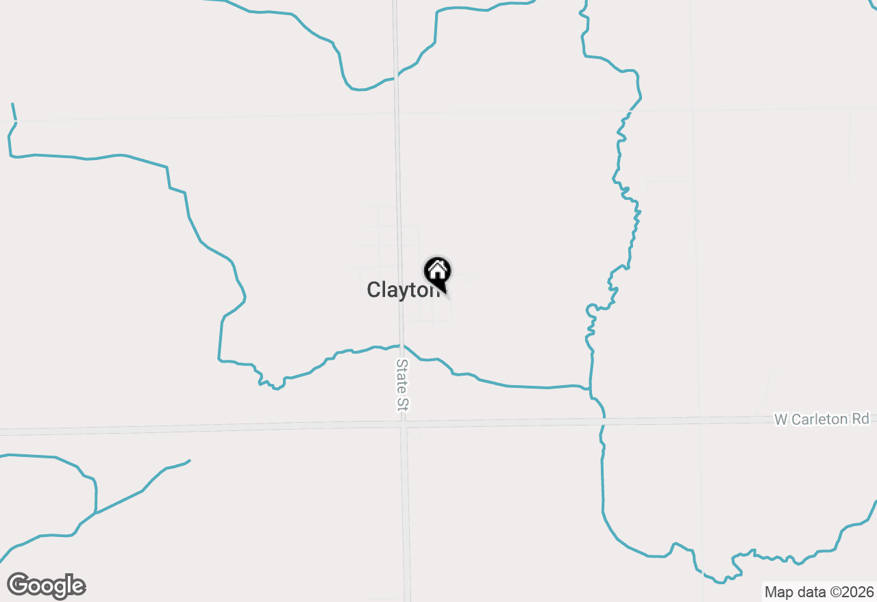 Map of 3601 Seneca Street, Clayton, MI 49235