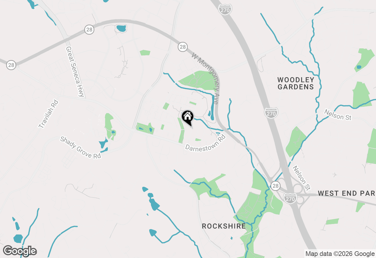 Map of 208 Deep Trail Lane, Rockville, MD 20850