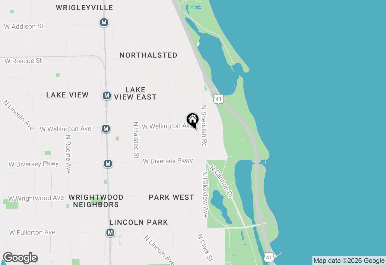 Map of 440 W Oakdale Avenue #1, Chicago, IL 60657