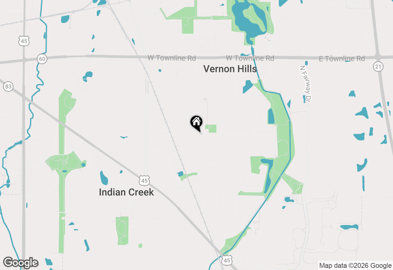 Map of 223 Augusta Drive, Vernon Hills, IL 60061