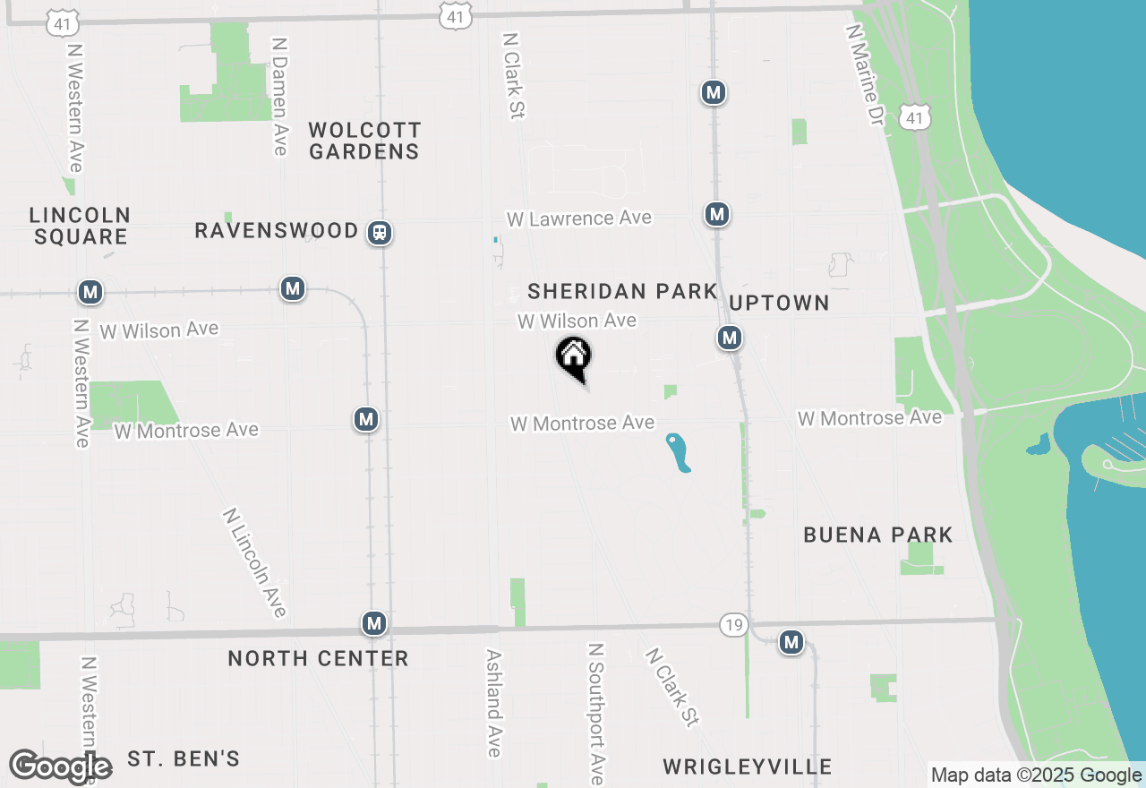 Map of 4432 N Dover Street #1S, Chicago, IL 60640