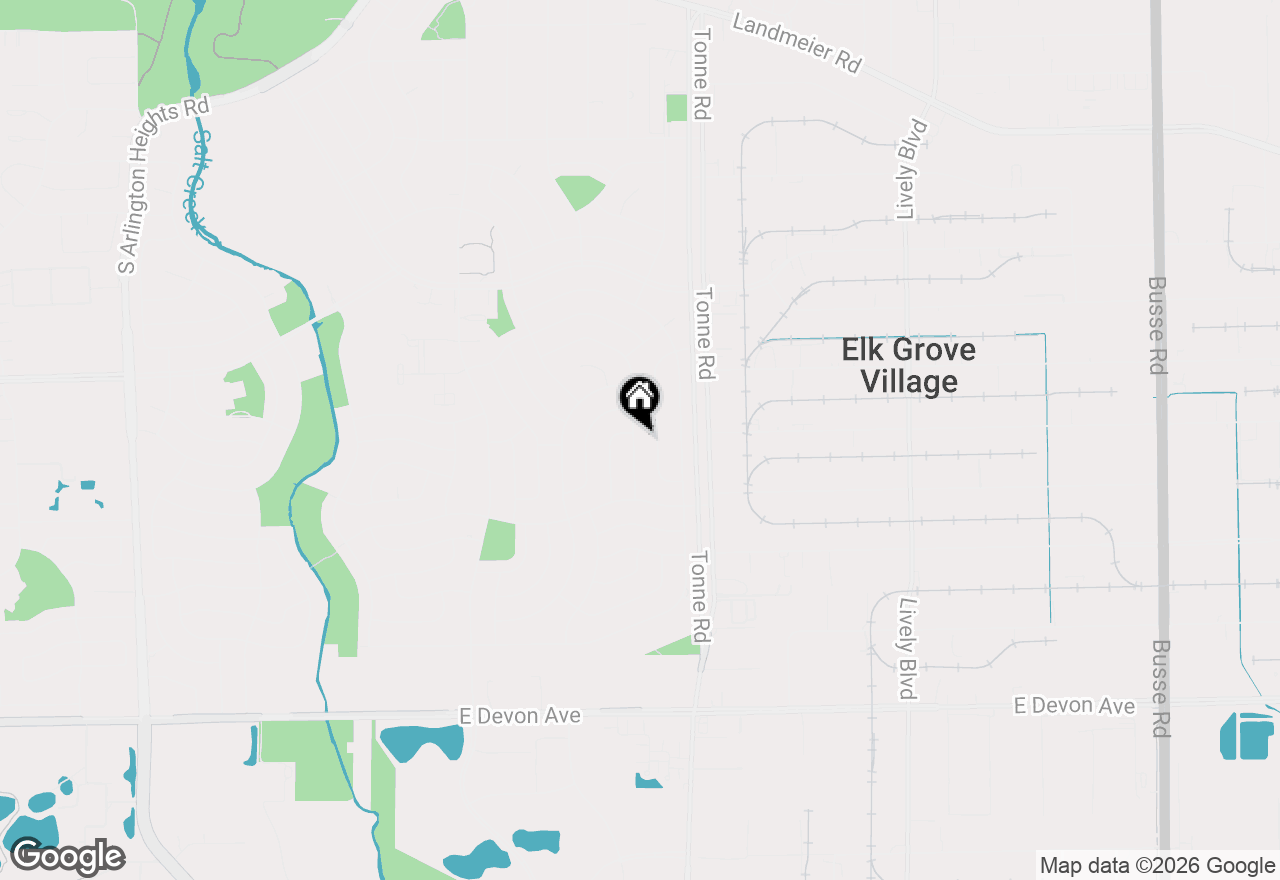 Map of 1057 Cedar Lane, Elk Grove Village, IL 60007