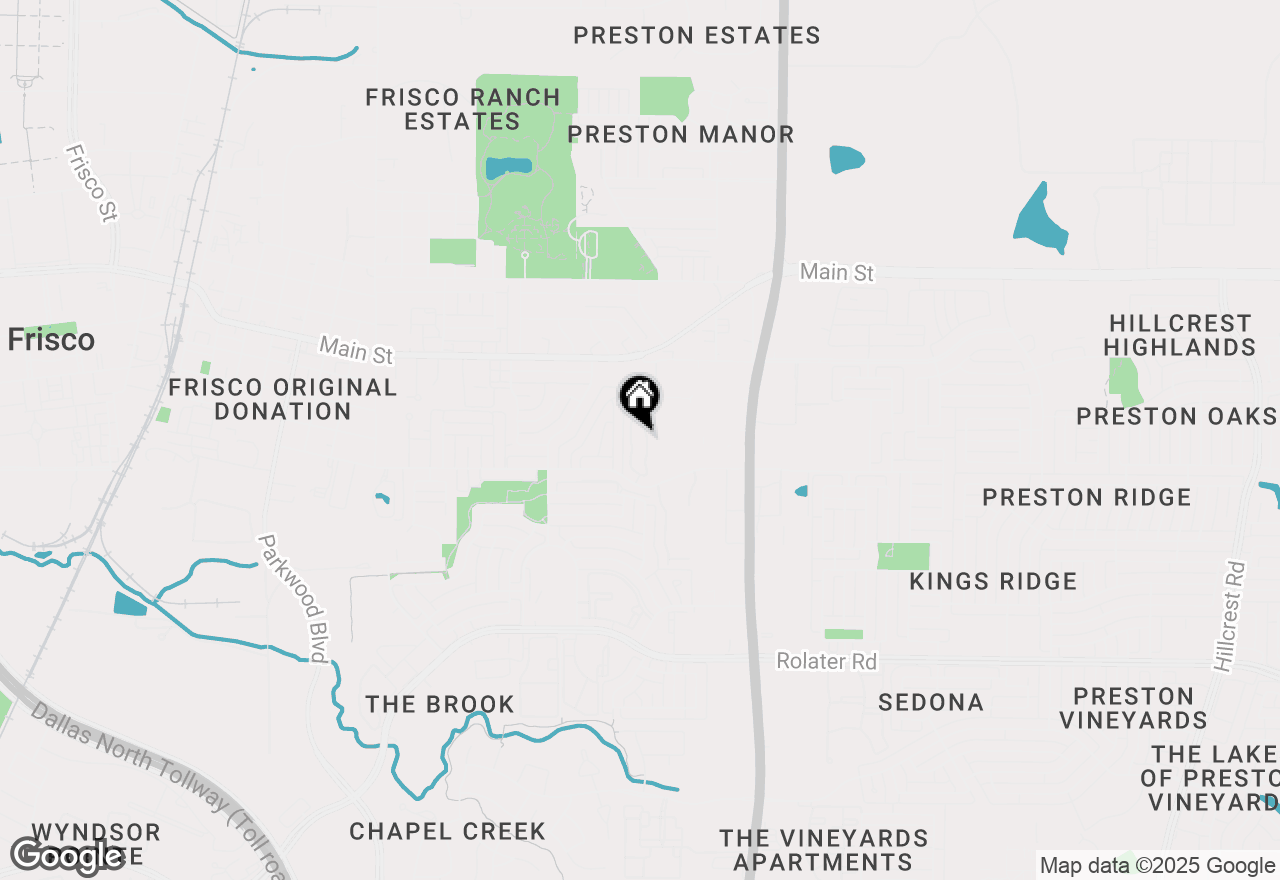 Map of 8400 Hickory Street #2403, Frisco, TX 75034