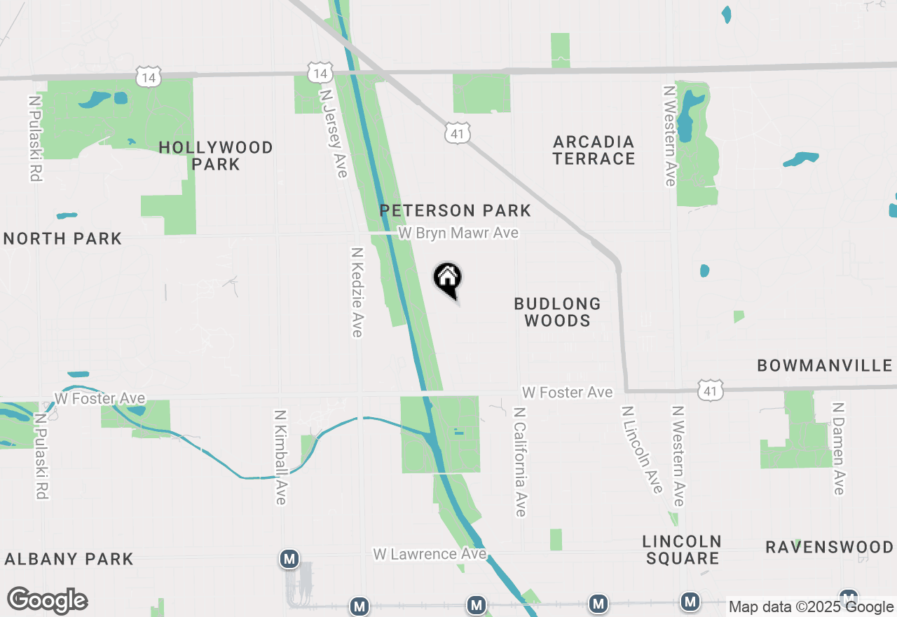 Map of 2946 W Balmoral Avenue, Chicago, IL 60625