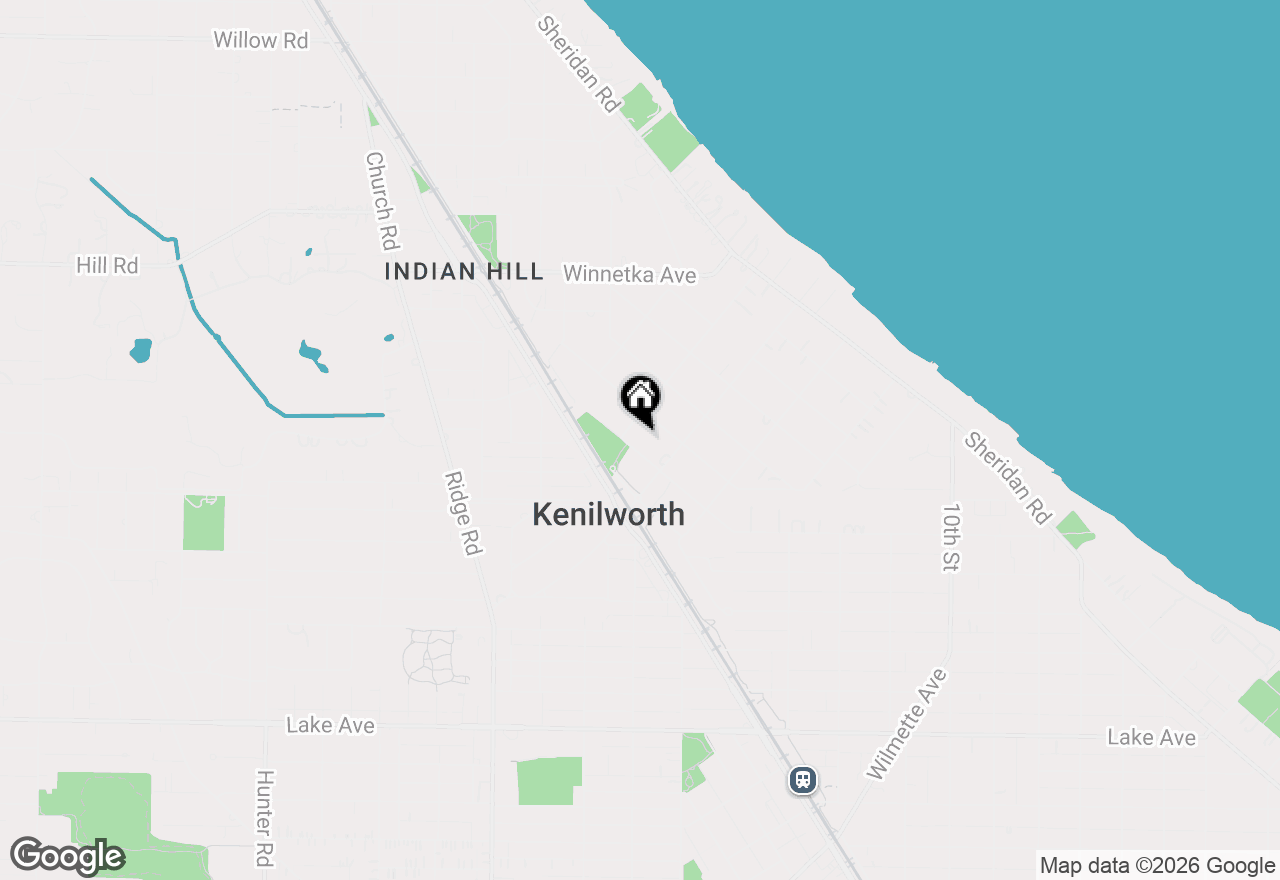 Map of (Address confidential), Kenilworth, Illinois 60043