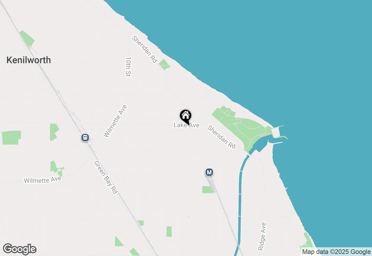 Map of 507 Lake Avenue, Wilmette, IL 60091