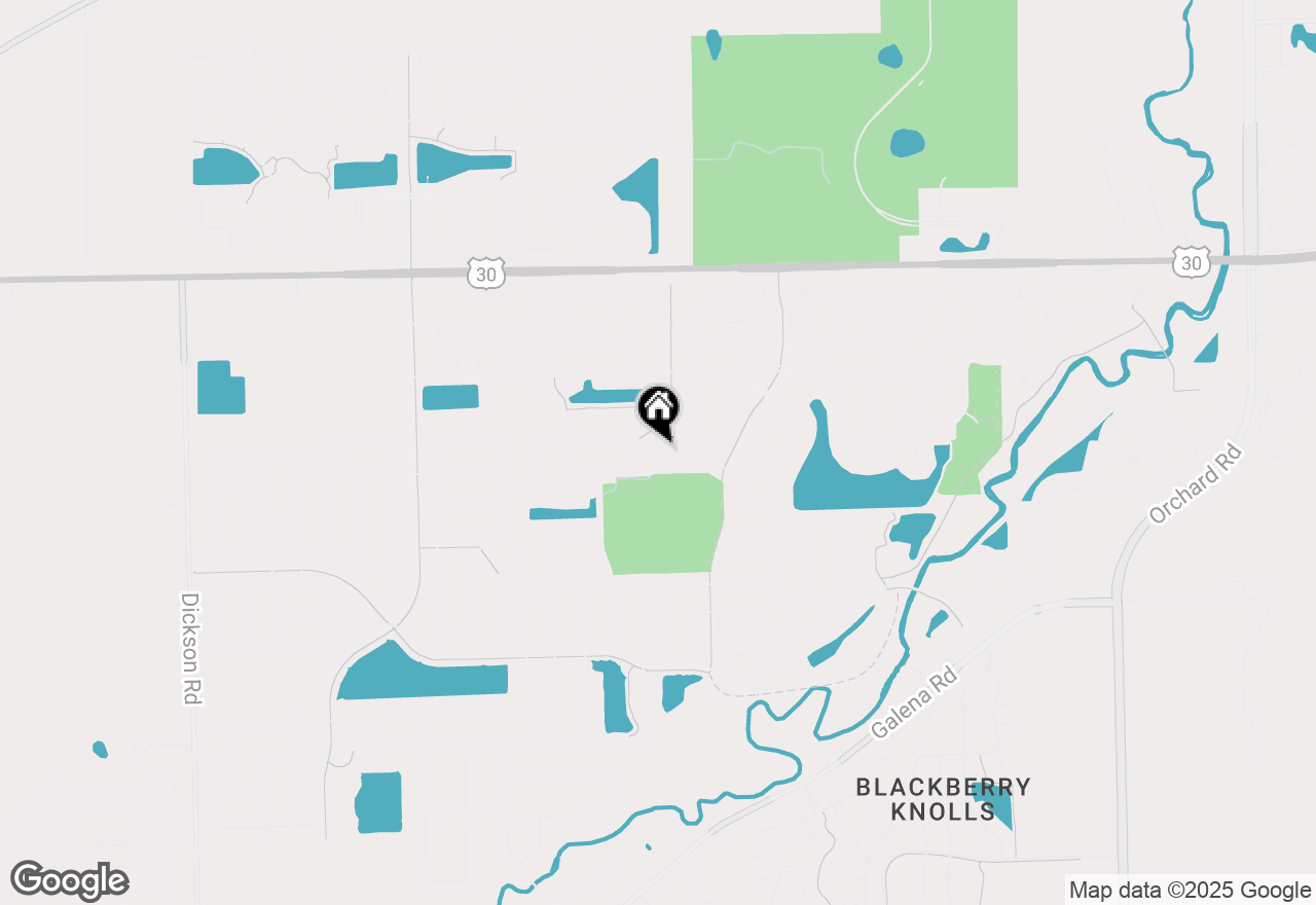 Map of 2302 Rebecca Circle, Montgomery, IL 60538