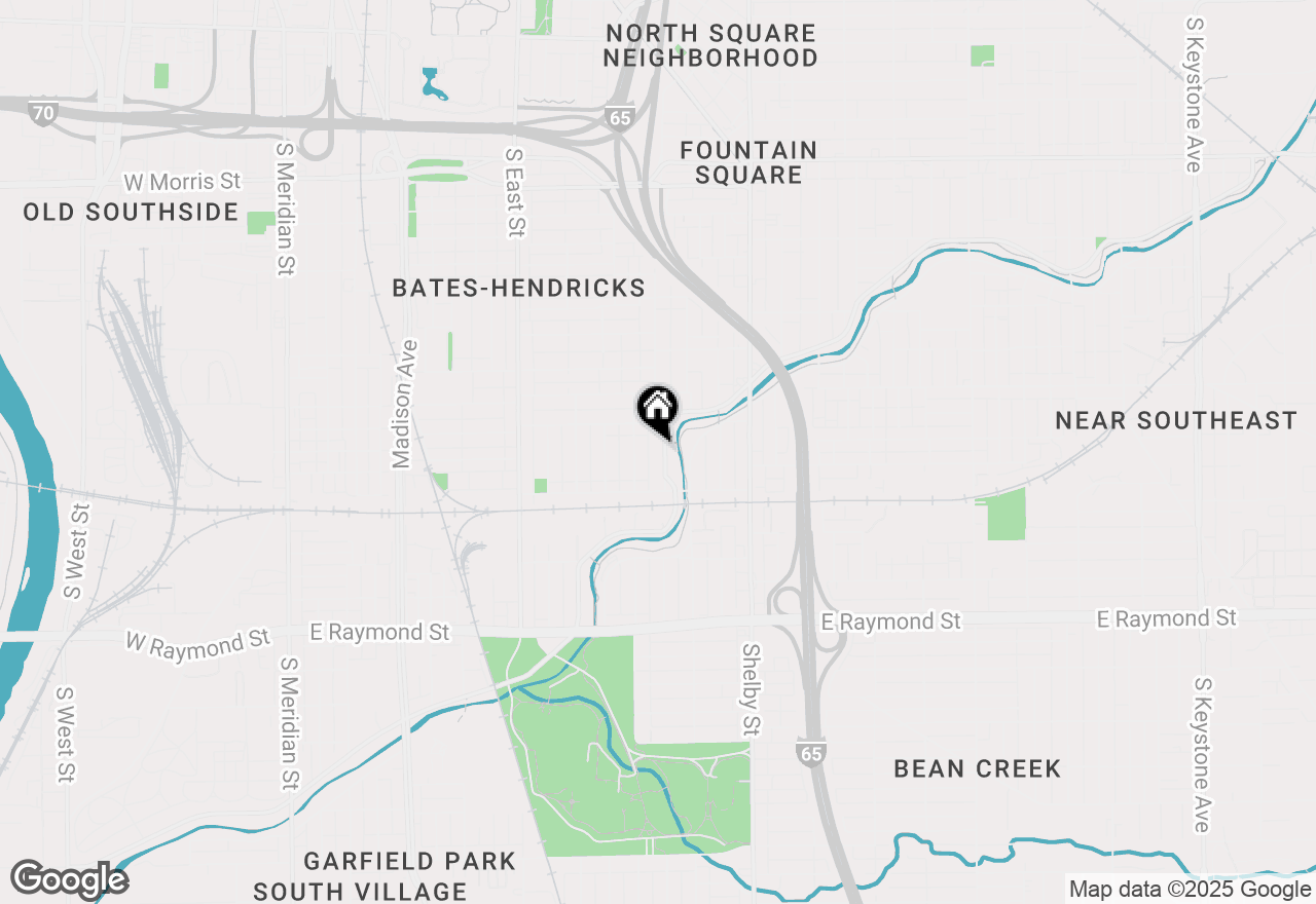 Map of 940 E Pleasant Run Parkway North Drive, Indianapolis, IN 46203