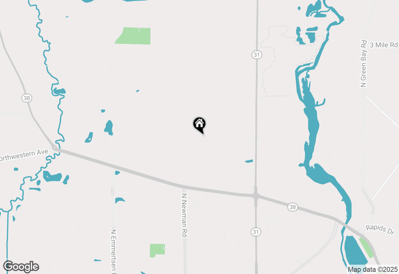 Map of 5320 Linden Cir, Racine, WI 53406