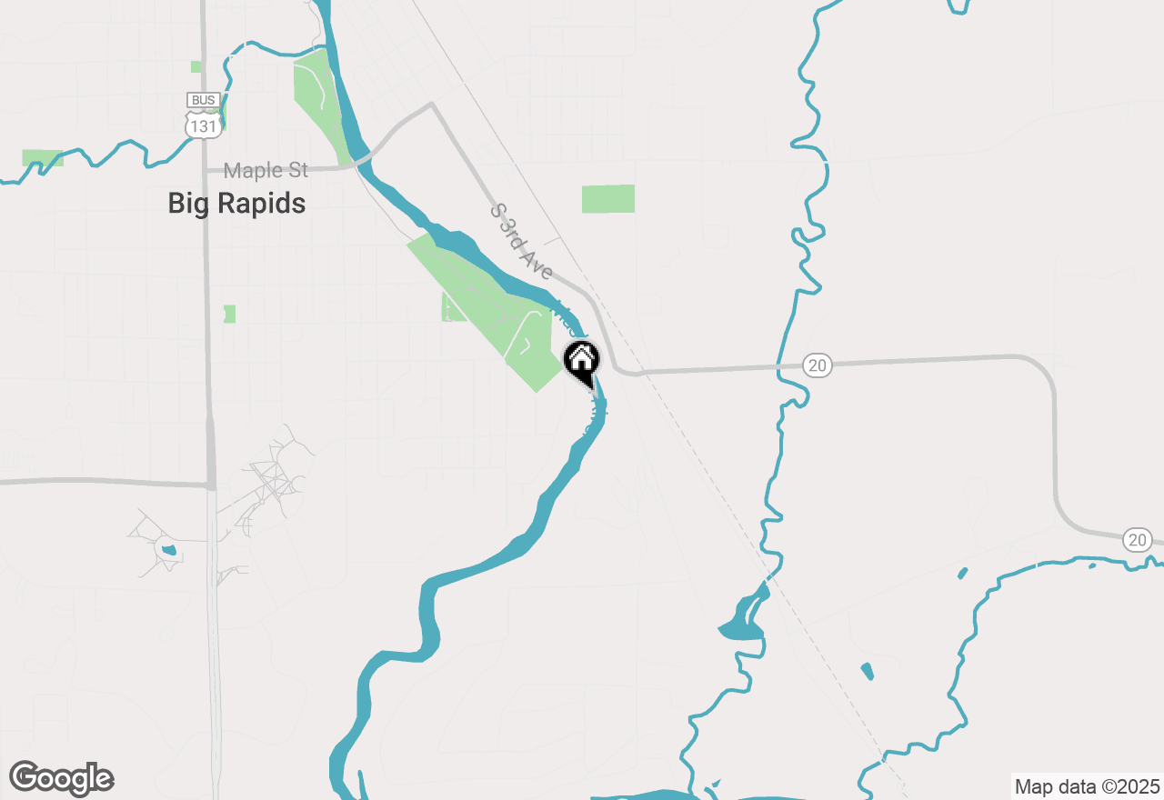 Map of 701 Novak Lane, Big Rapids, MI 49307