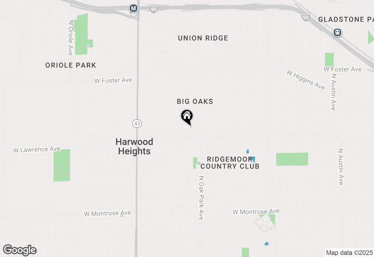 Map of 4829 N Newland Avenue, Chicago, IL 60656