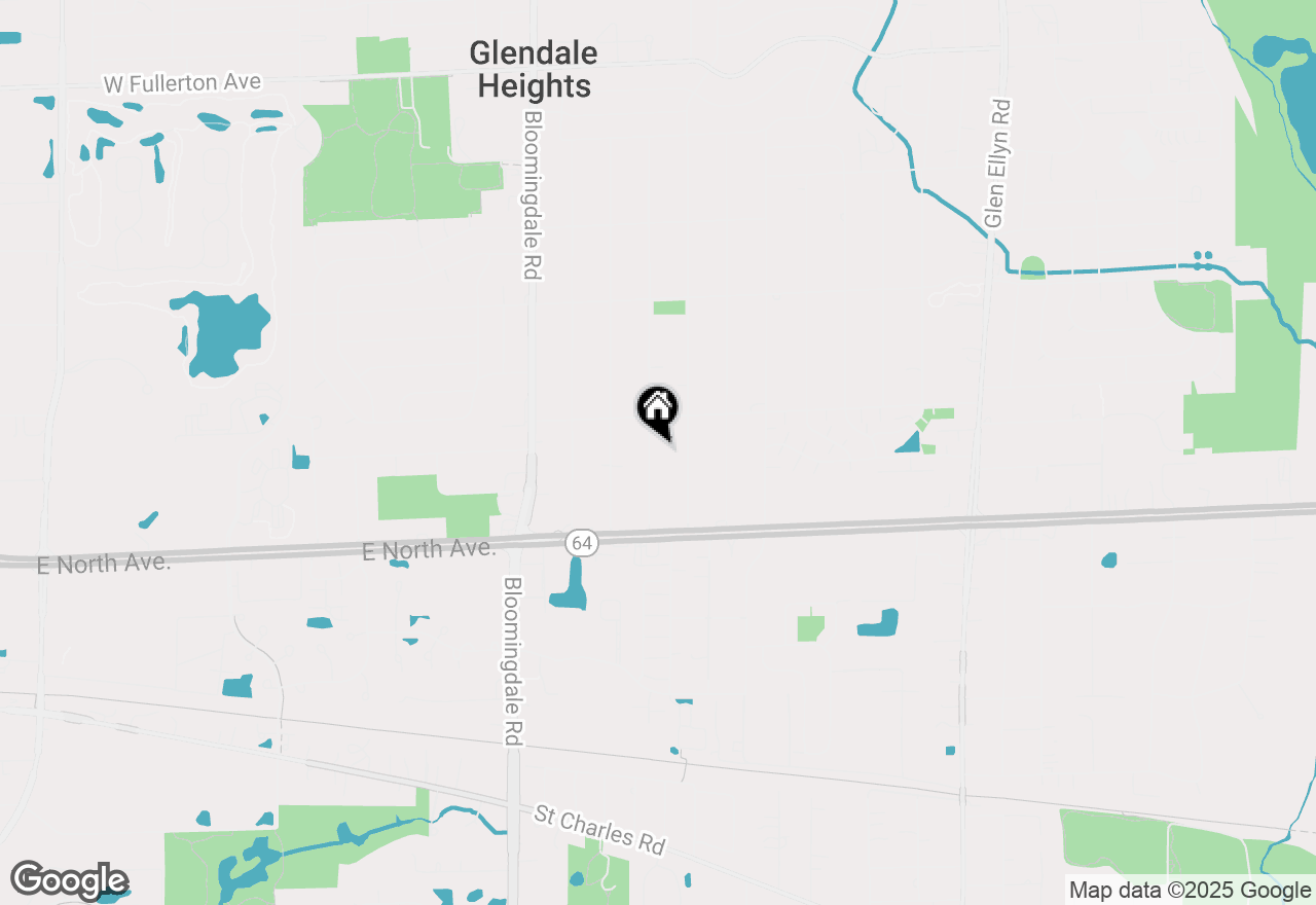 Map of 2N603 Virginia Avenue, Glen Ellyn, IL 60137