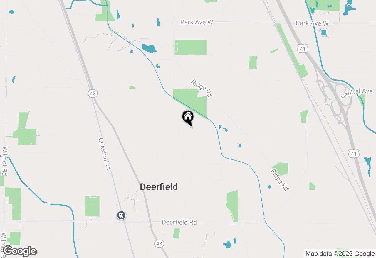 Map of 1337 Knollwood Road, Deerfield, IL 60015