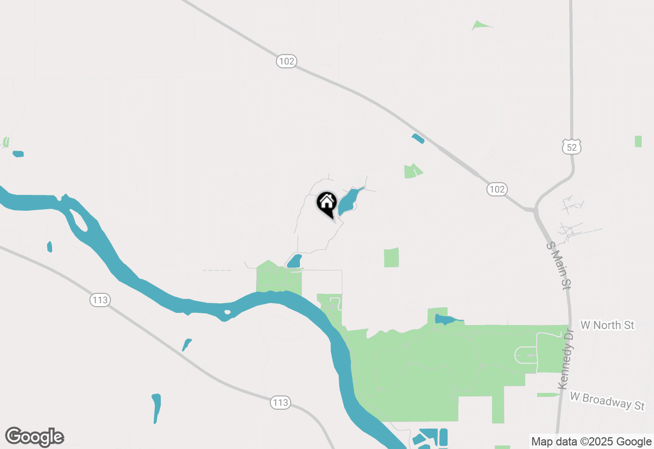 Map of 2 Guildford Drive, Bourbonnais, IL 60914