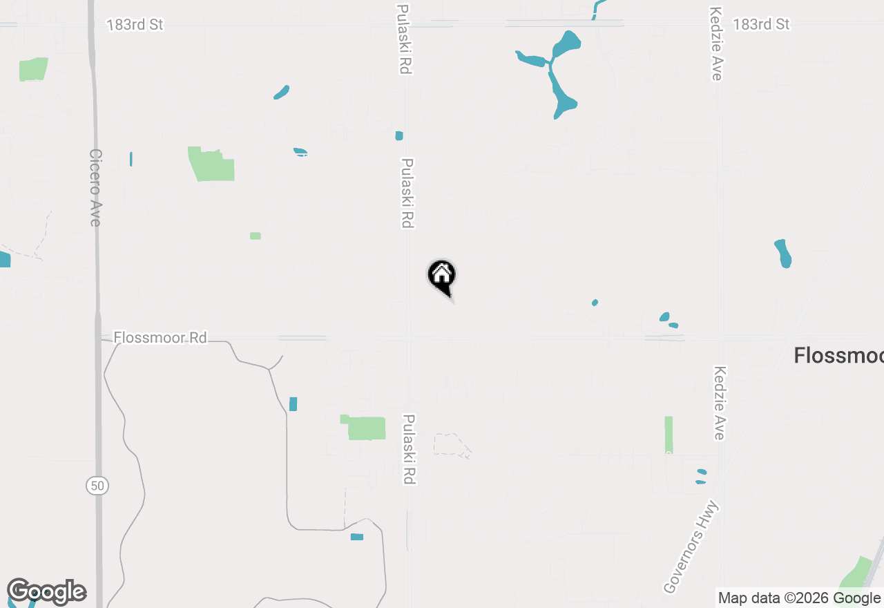 Map of 19002 Springfield Avenue, Flossmoor, IL 60422