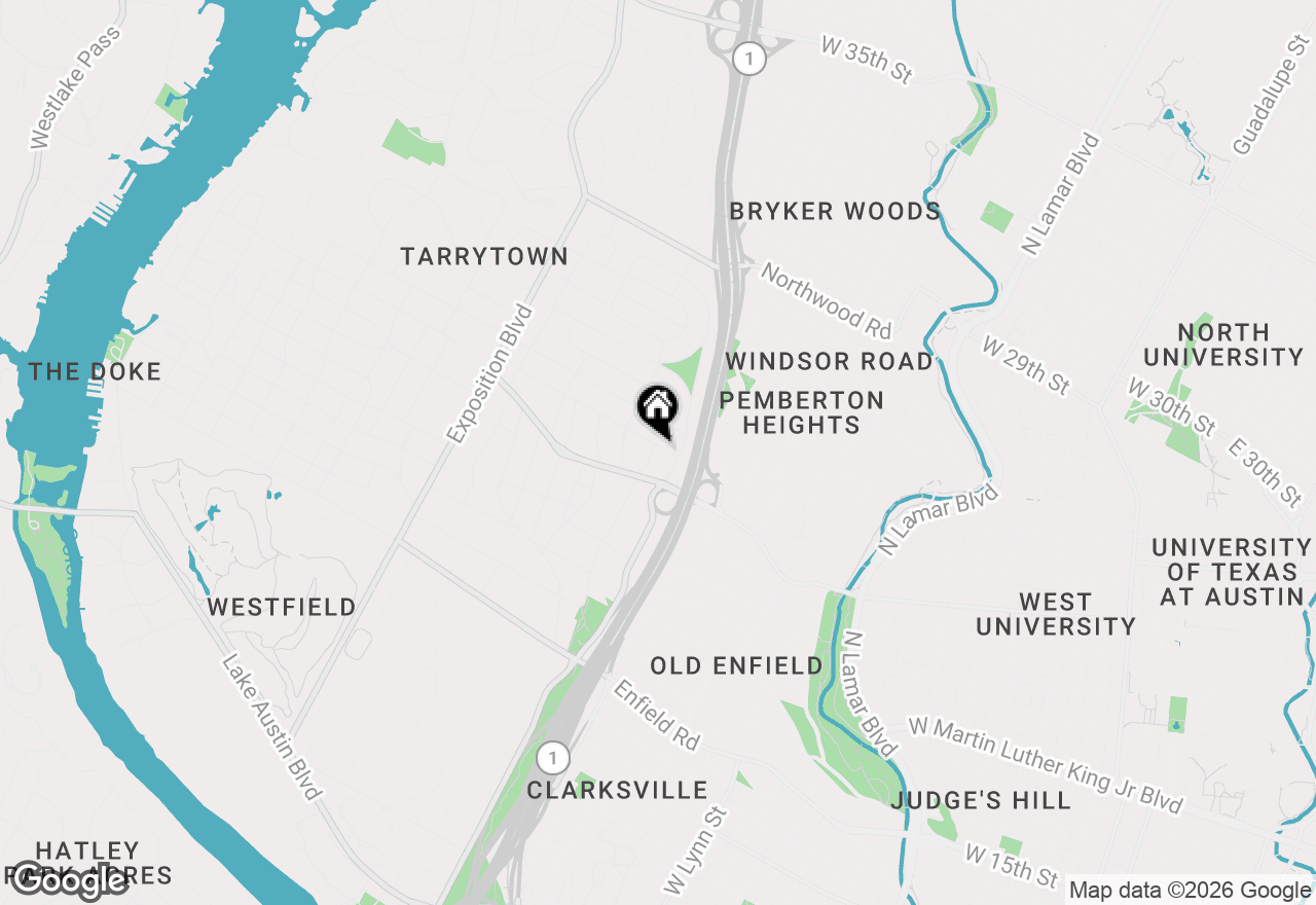 Map of 2413 Sharon Ln, Austin, TX 78703