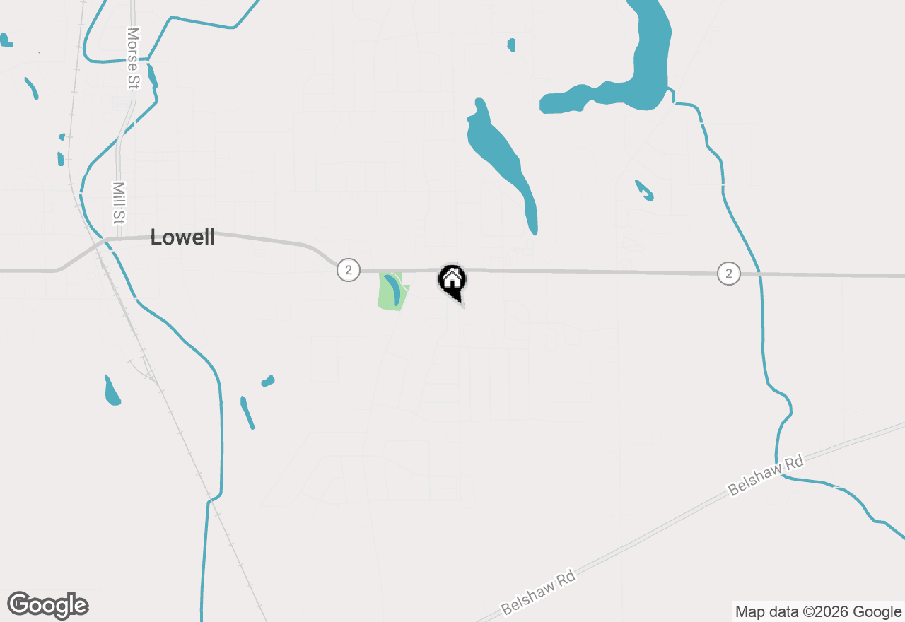 Map of 208 Meadow Lane, Lowell, IN 46356