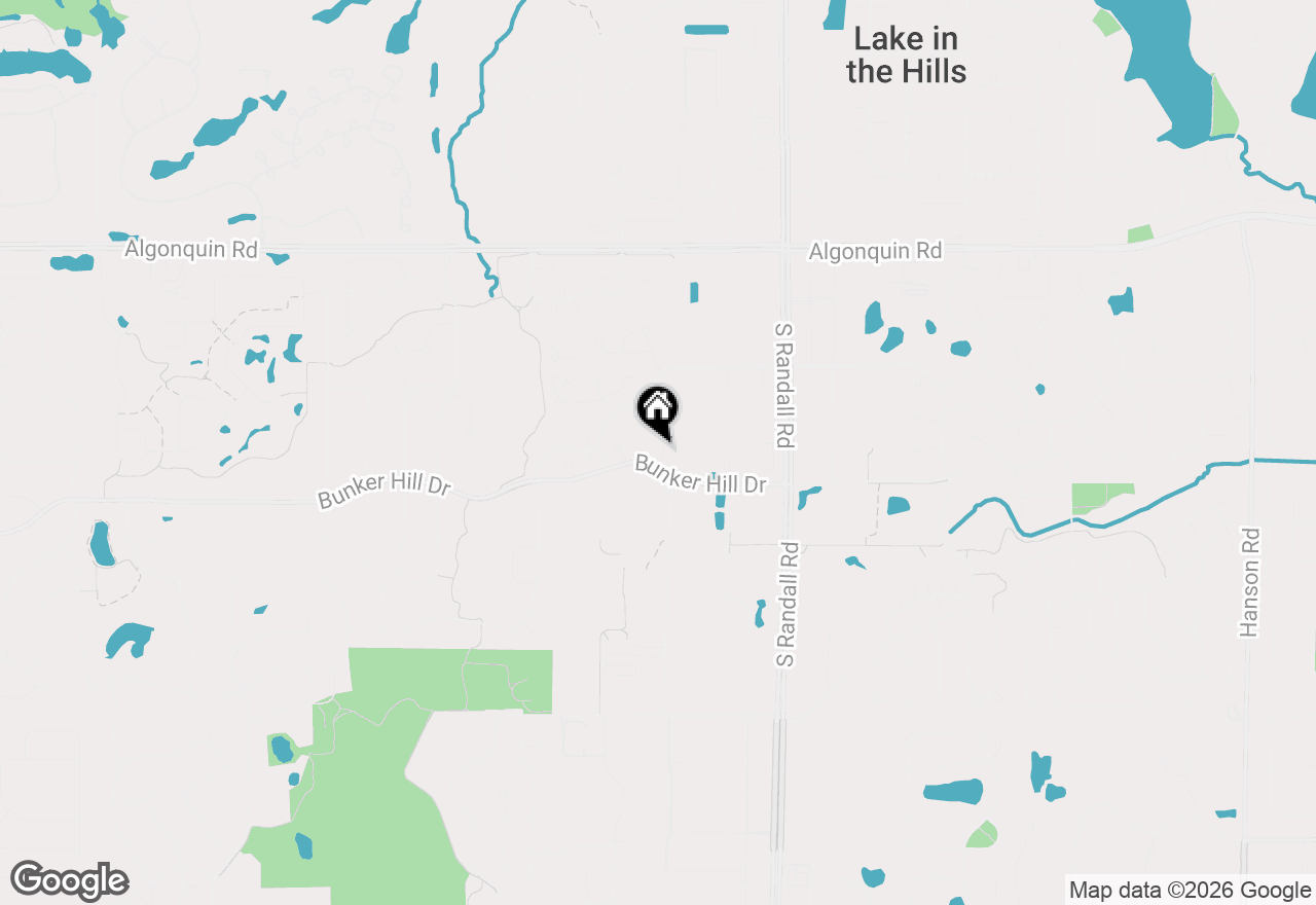 Map of 1 Parkside Court, Algonquin, IL 60102