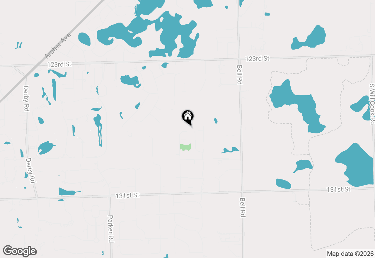 Map of 12674 Waterford Drive, Lemont, IL 60439