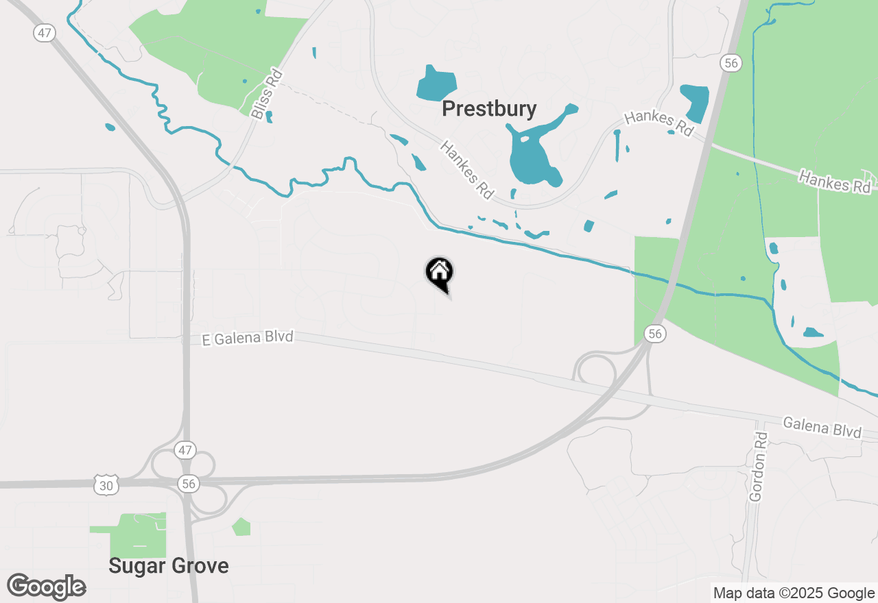 Map of 209 Somerset Drive, Sugar Grove, IL 60554