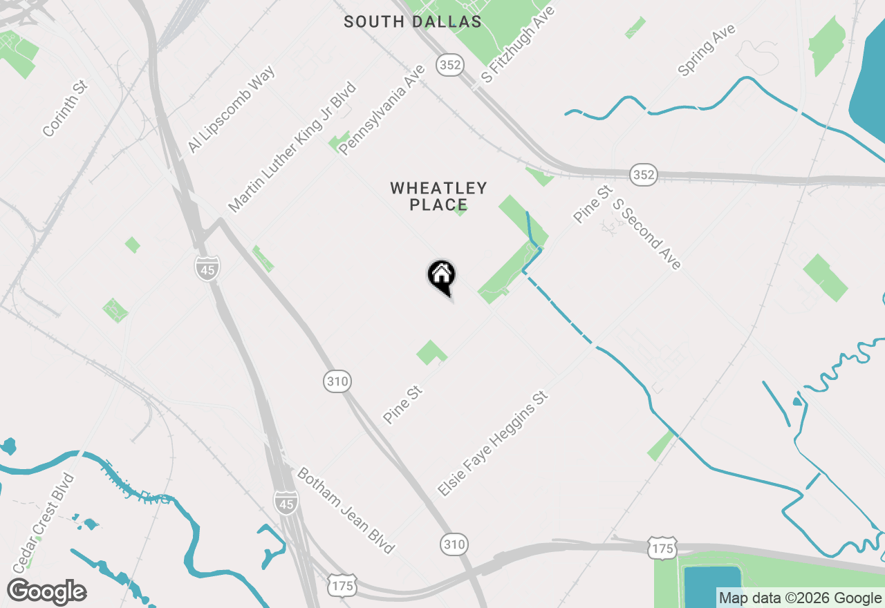 Map of 3922 Wilder Street, Dallas, TX 75215