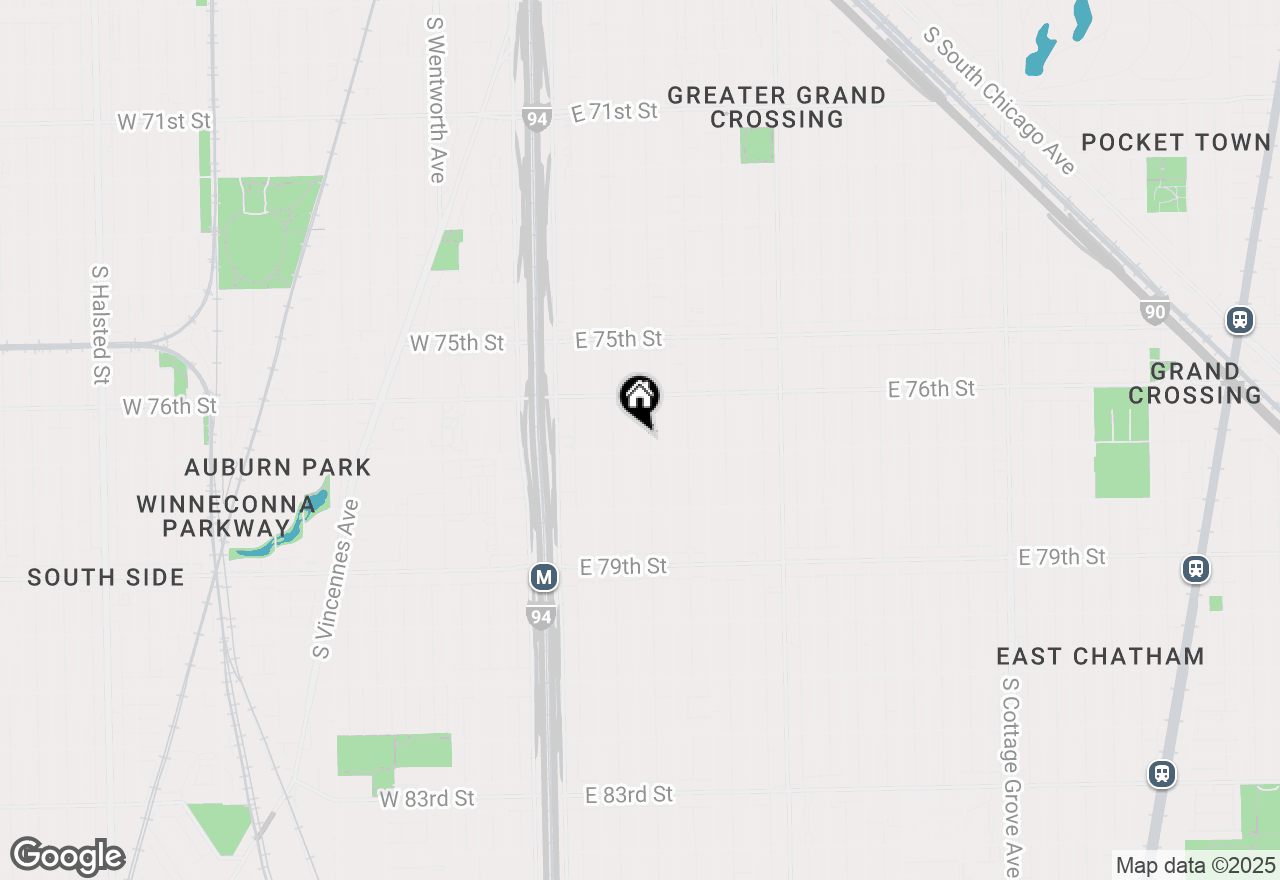 Map of 7649 S Michigan Avenue, Chicago, IL 60619