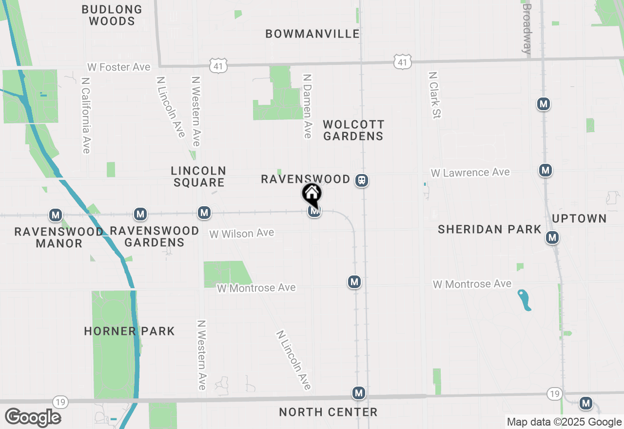 Map of 4637 N Damen Avenue, Chicago, IL 60625