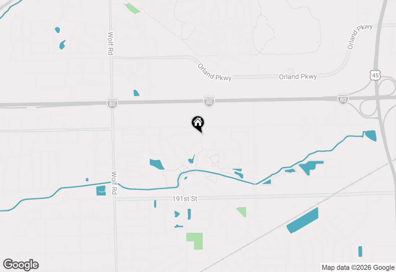Map of 10711 Canterbury Drive, Mokena, IL 60448