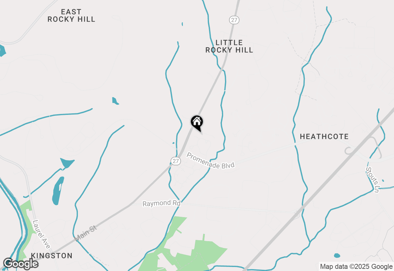 Map of 21 Briarwood Court, Princeton, NJ 08540