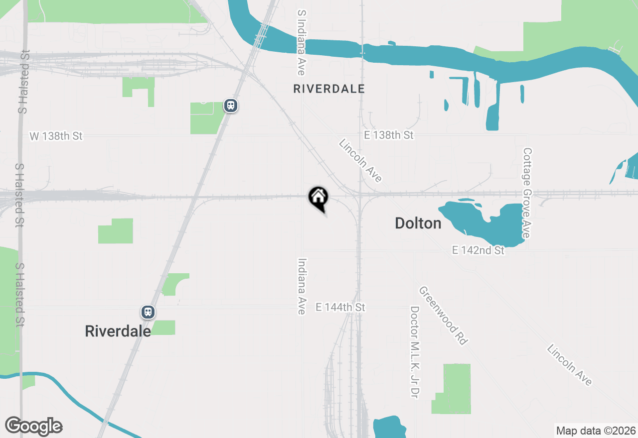 Map of 228 E 141st Street, Dolton, IL 60419