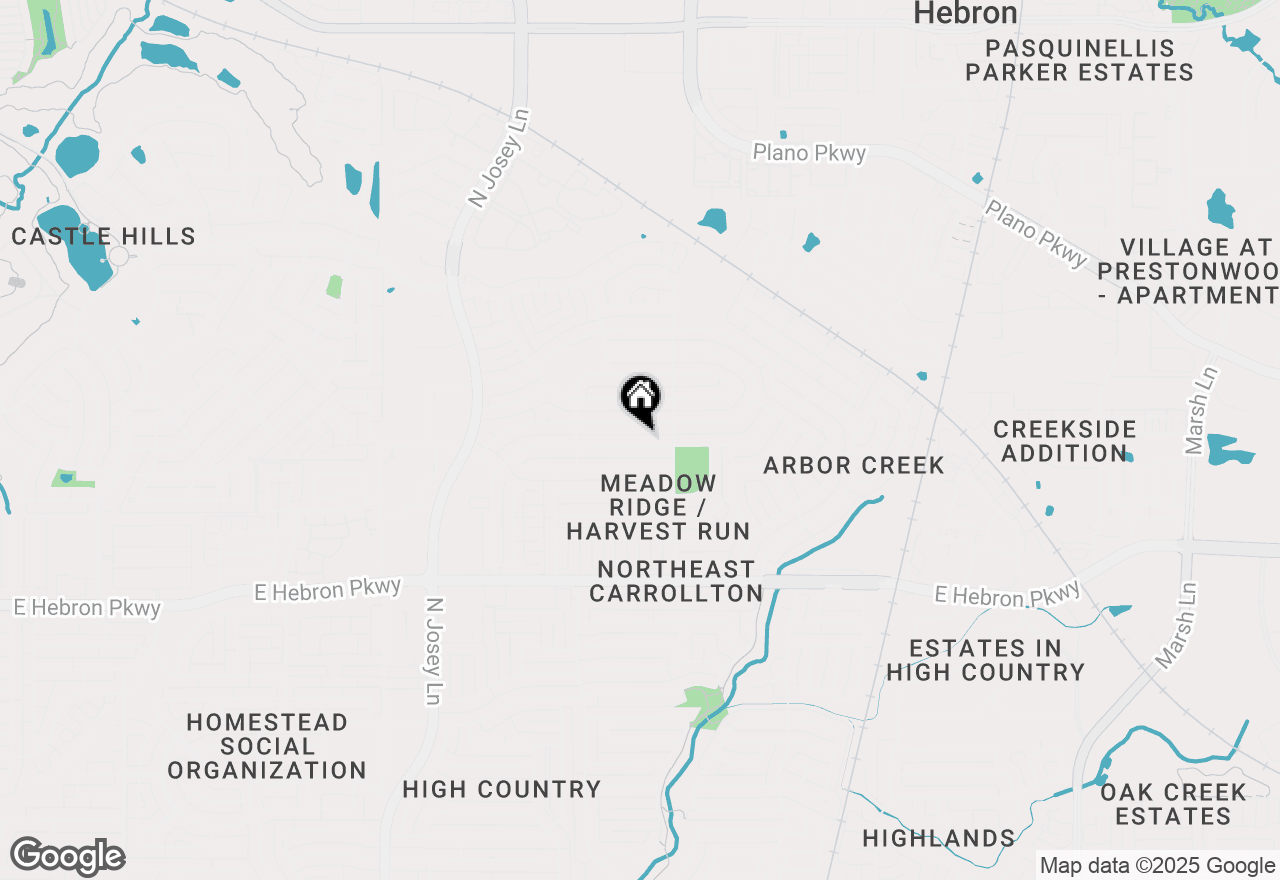 Map of 2027 Lavaca Trail, Carrollton, TX 75010