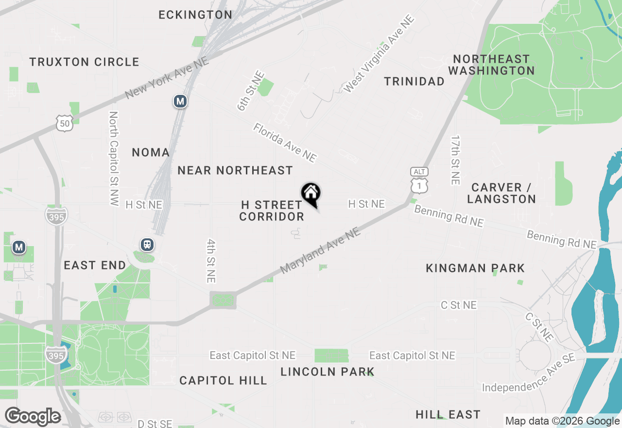 Map of 726 11th Street Ne, Washington, DC 20002