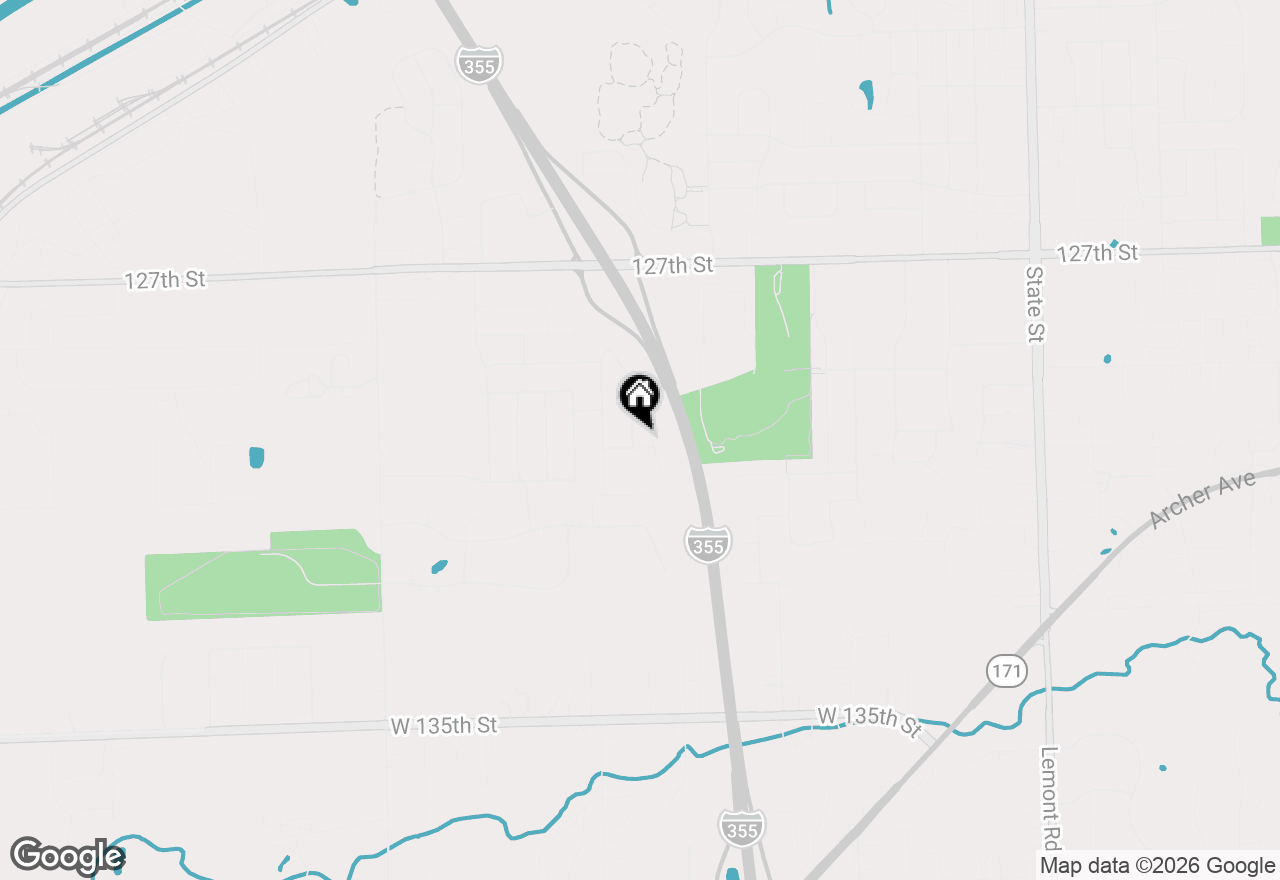 Map of 12991 Mayfair Drive, Lemont, IL 60439