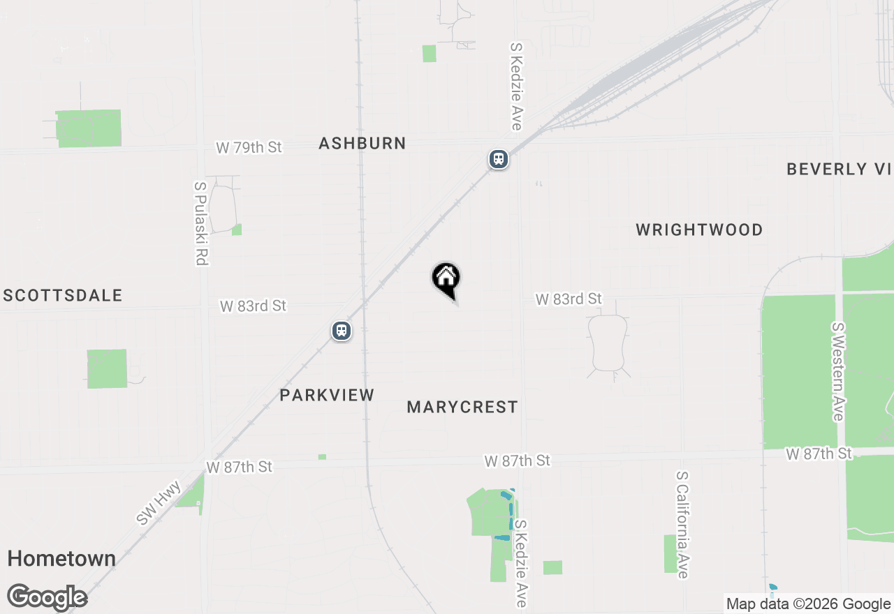 Map of 3345 W 83rd Street, Chicago, IL 60652