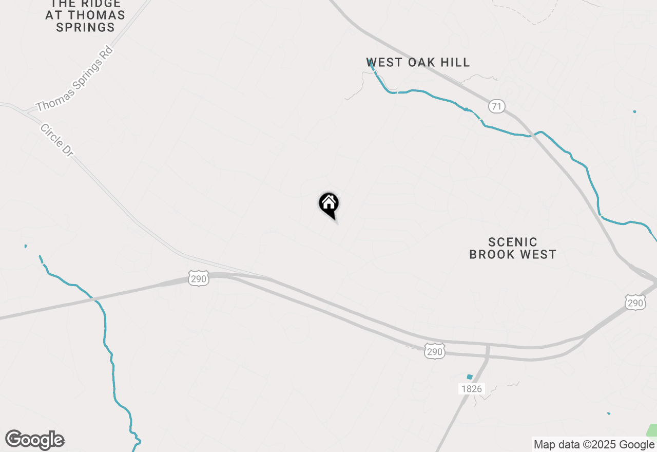 Map of 7609 Covered Bridge Dr, Austin, TX 78736