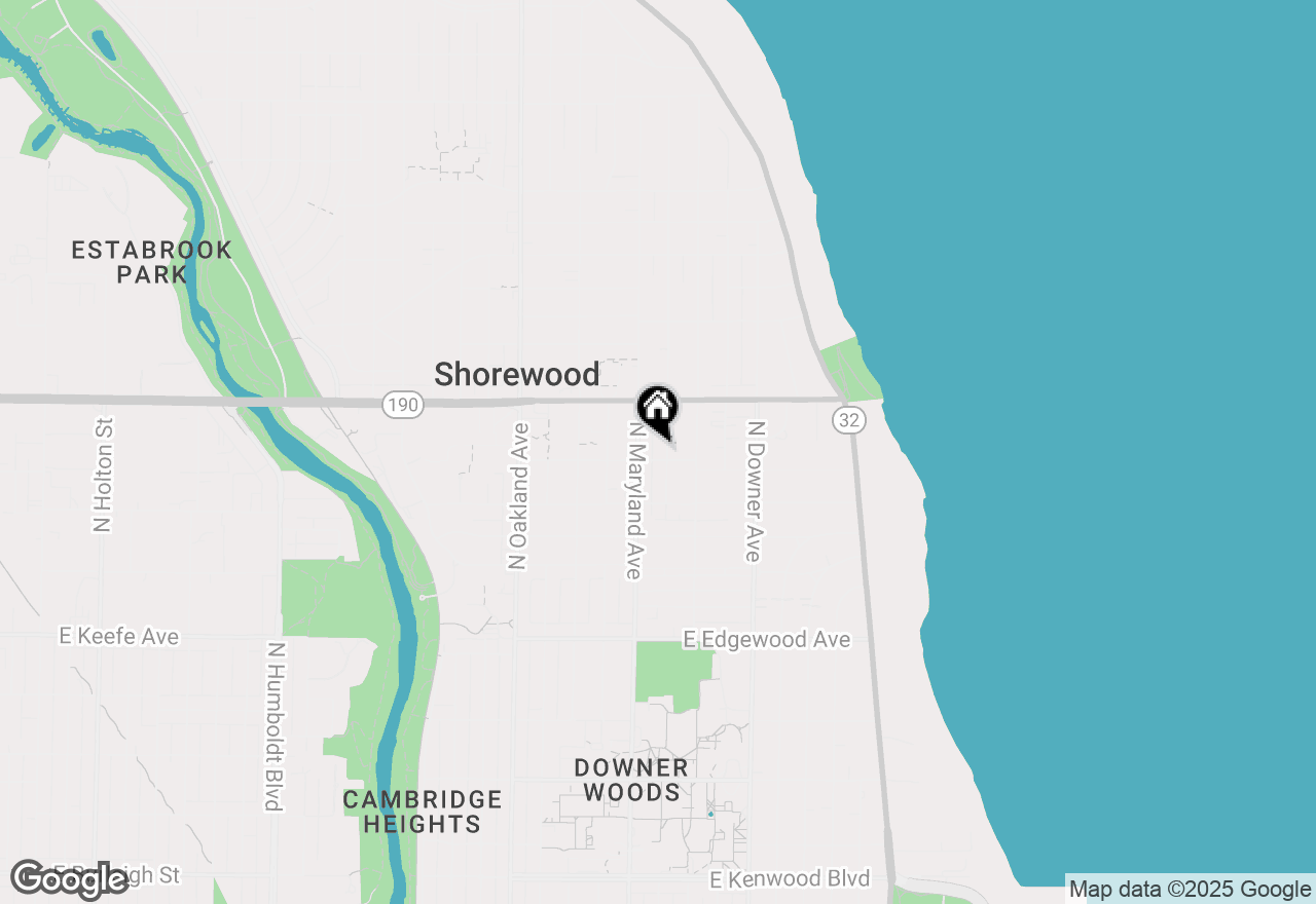 Map of 3905 N Farwell Ave, Shorewood, WI 53211