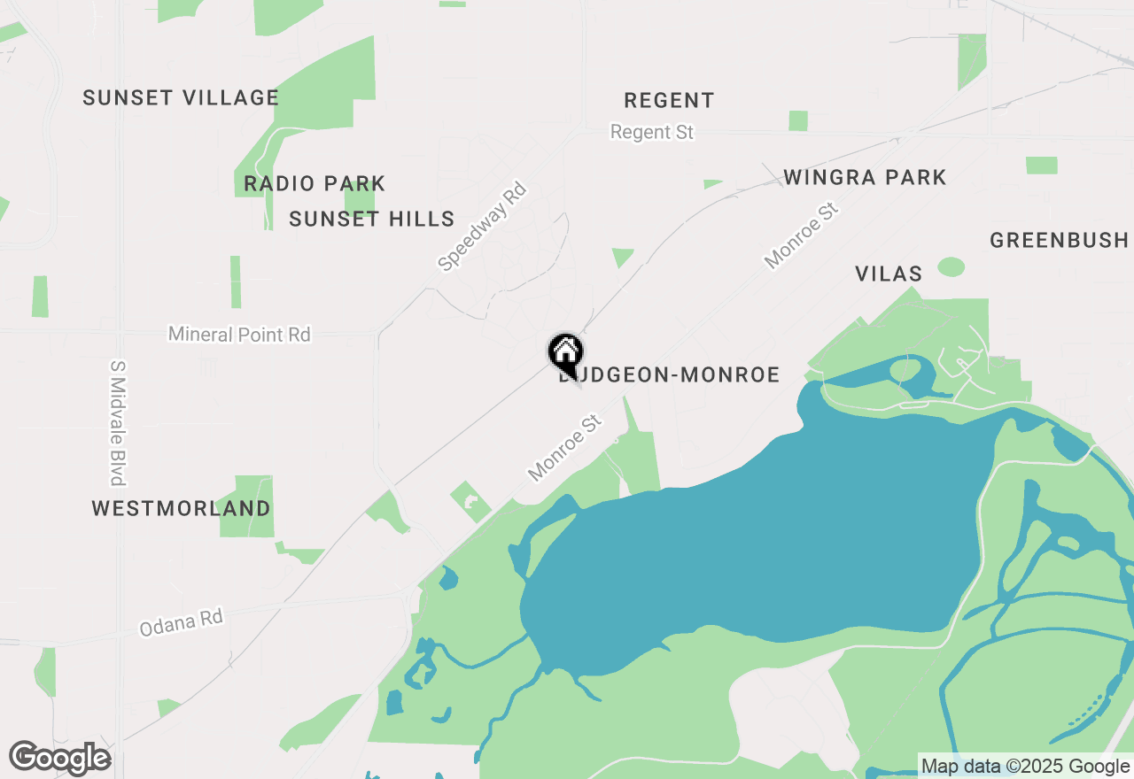 Map of 628 Sprague Street, Madison, WI 53711