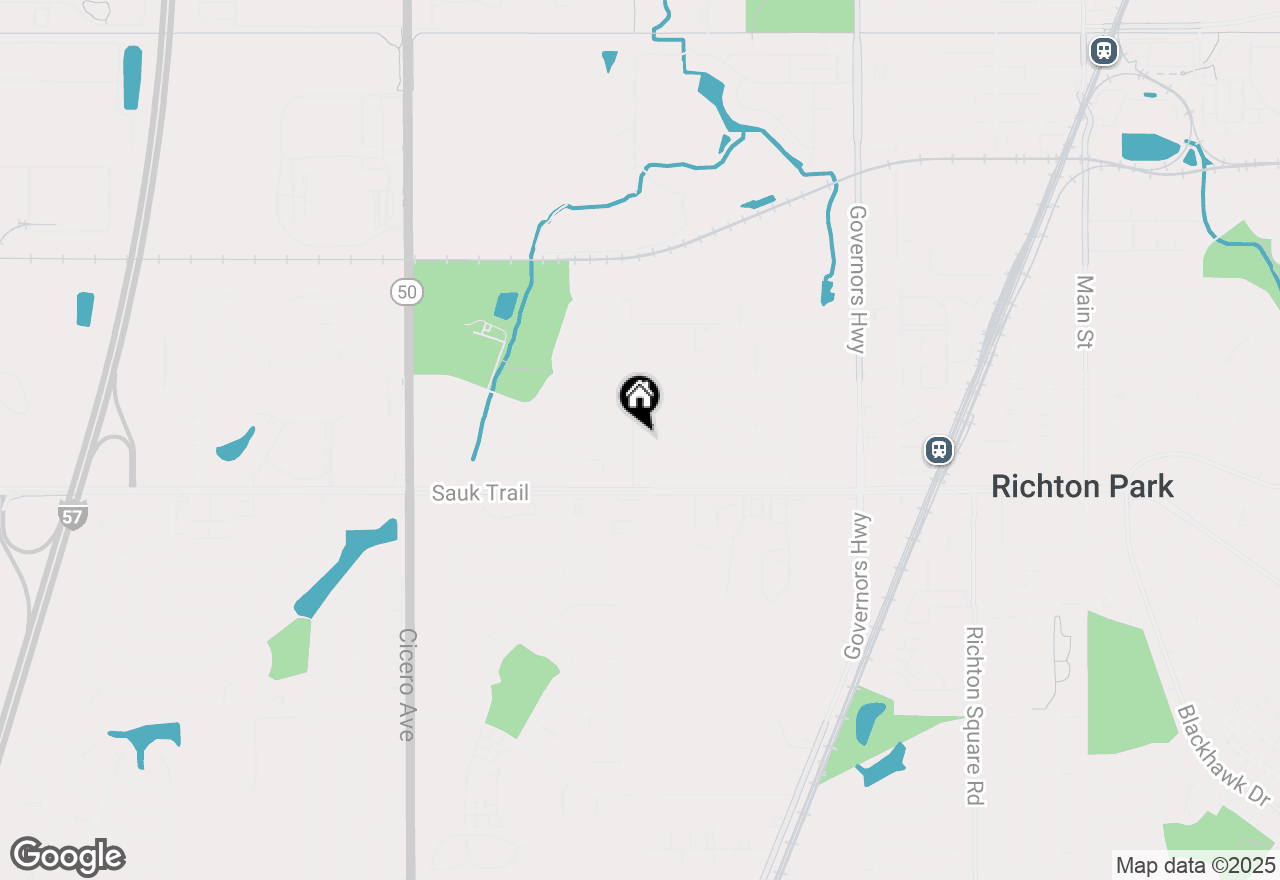 Map of 22204 Kostner Avenue, Richton Park, IL 60471