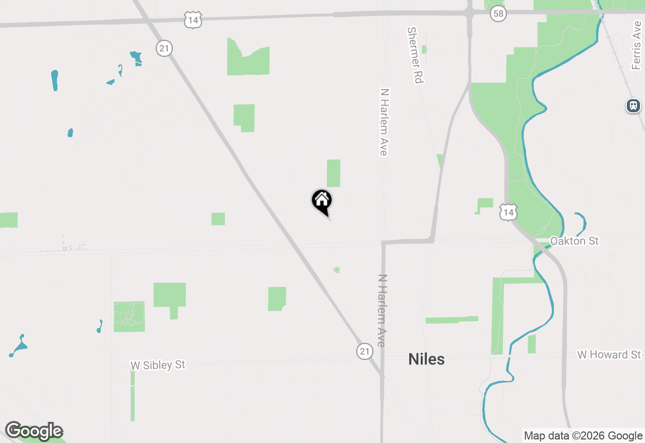 Map of 8048 N Oketo Avenue, Niles, IL 60714