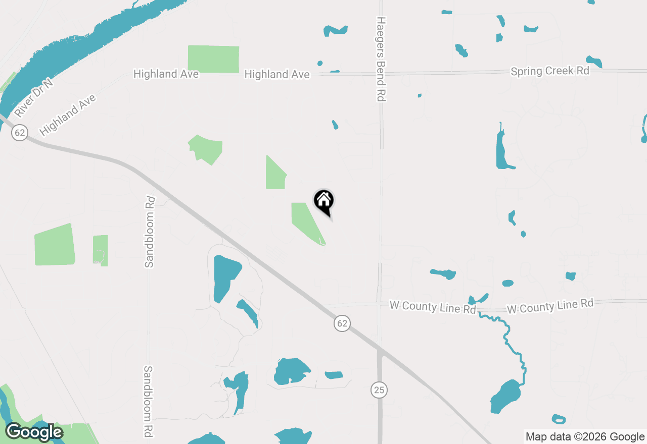 Map of 1340 Yellowstone Parkway, Algonquin, IL 60102