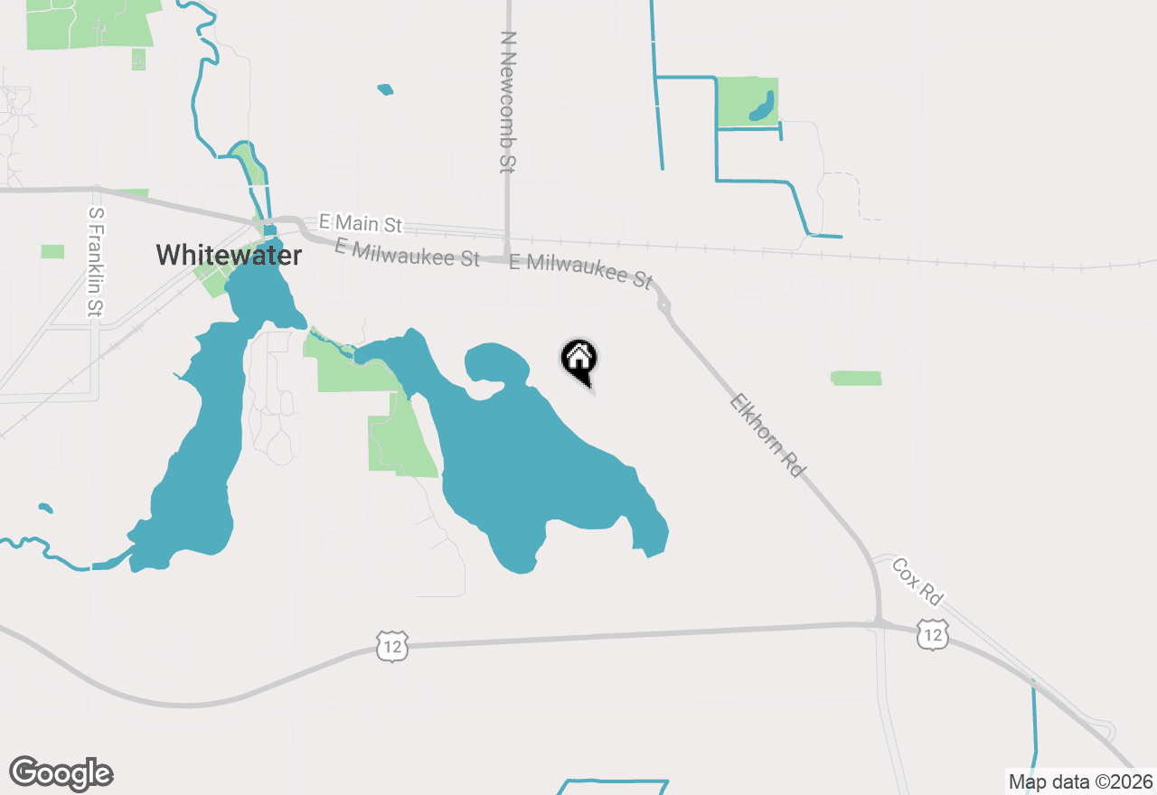 Map of 400 S Rice St #12, Whitewater, WI 53190