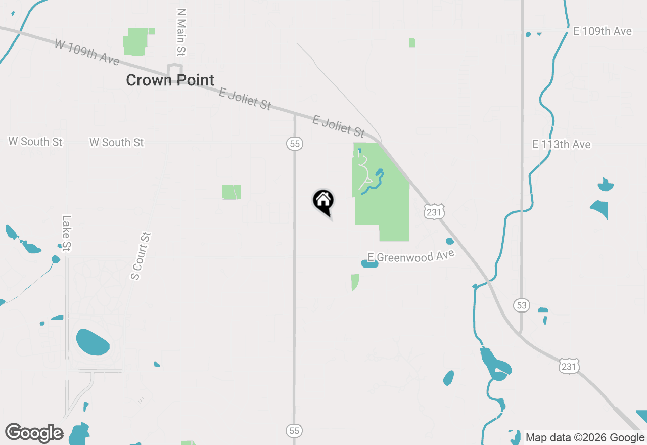 Map of 936 Seneca Drive, Crown Point, IN 46307