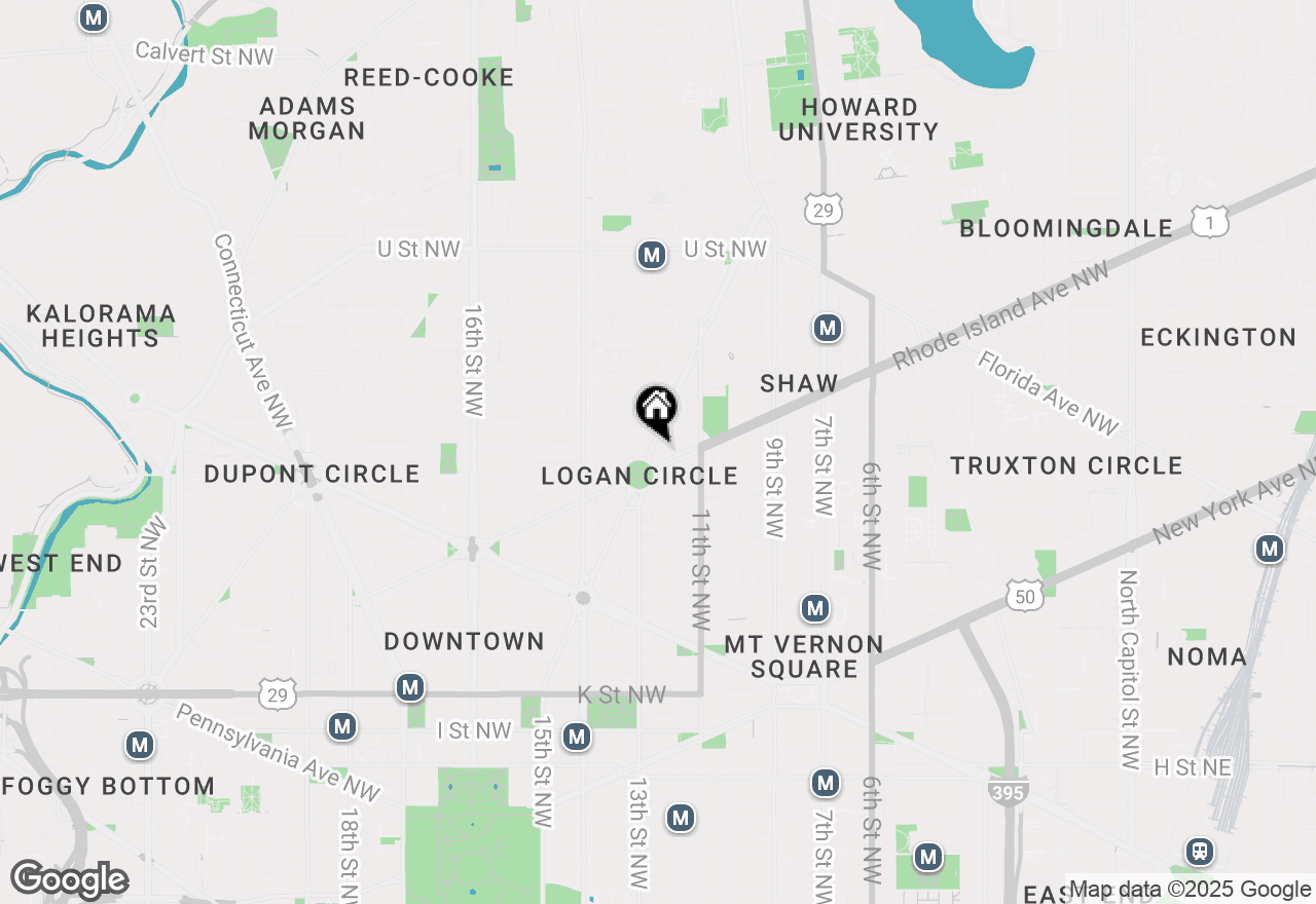 Map of 1507 Vermont Avenue Nw, Washington, DC 20005